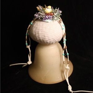 Little birds Nest hair tieback